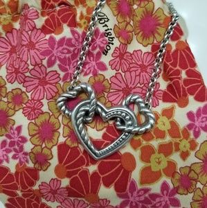 Brighton triple heart necklace